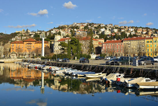 Fiume/Rijeka. From 1924 to 1943 this river was the frontier between Italy and the Kingdom of Serbs, Croats and Slovenes (photo © dragoncello / dreamstime.com).