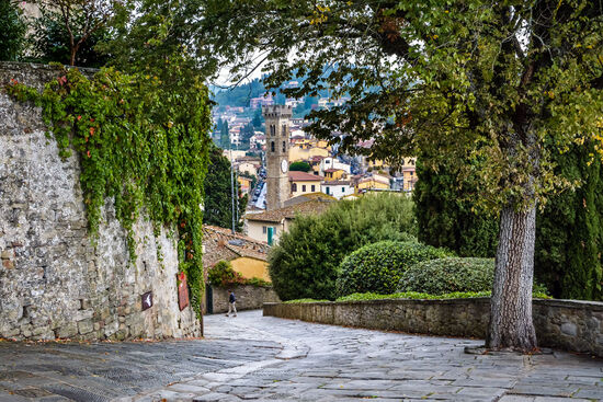 View of Fiesole with its small cathedral (photo © Henrik Stovring / dreamstime)